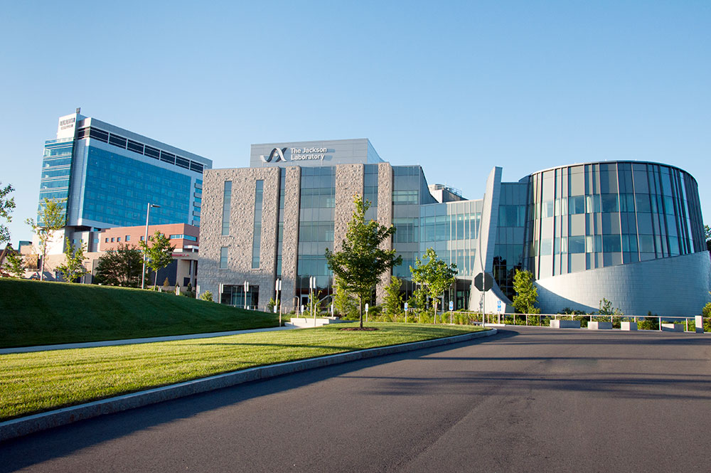 UConn Health and JAX lab building exterior