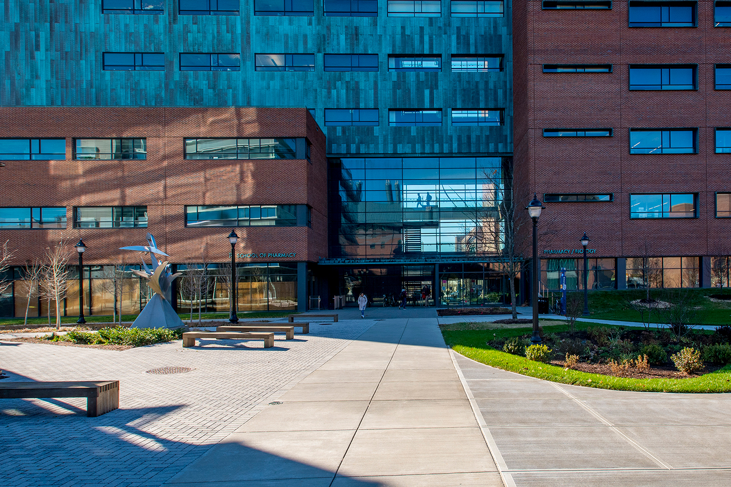 exterior of the school of pharmacy